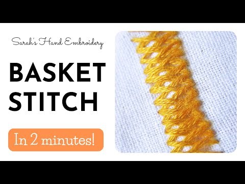 How to do Basket Stitch