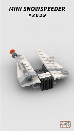 LEGO Star Wars - Mini Snowspeeder - #8029 - Build Animation Time Lapse