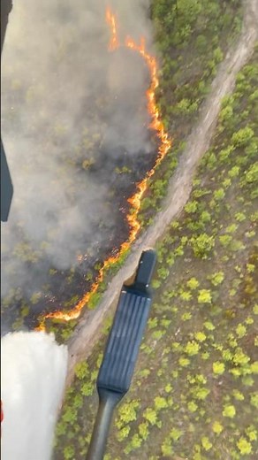 UH60M Black Hawk Helicopter - Bambi Bucket Water Drop Live Fire