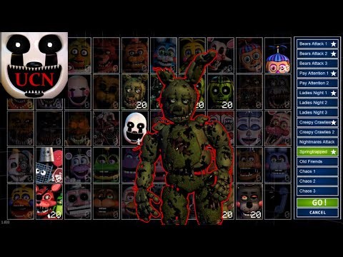 Ultimate Custom Night (UCN) | Springtrapped Challenge | Gameplay (No Commentary)