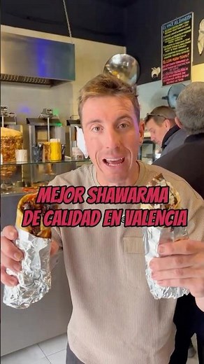 MEJOR SHAWARMA de CALIDAD en VALENCIA con ‪@AndreaColasChannel‬
