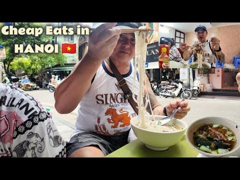 Ultimate Hanoi Cheap Eats Guide 🇻🇳 | Eating Like a Local!