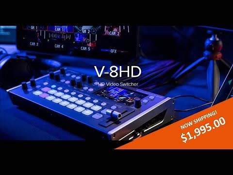 The New Roland V-8HD Video Switcher/Mixer