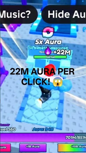 🚀 Fastest Progress Ever! 22M Aura Per Click