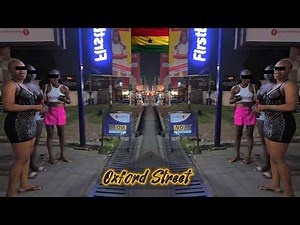 🇬🇭 What Nightlife On Oxford Street Osu After Midnight Looks Like In Accra Ghana. 4K Walking Tour