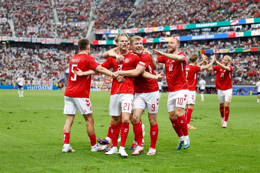 Danish media react to Rasmus Hojlund and Christian Eriksen displays for Denmark v England at Euro 2024