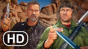 MK11 Rambo Vs Terminator Gameplay Full Fight Mortal Kombat 11 | Fan Gaming Manga