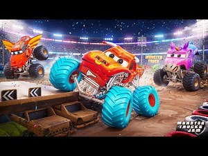 Monster Trucks Jam 2026: The Ultimate Stunt Battle! | El Toro Loco VS Sparkle Smash, Stunts & Flips!