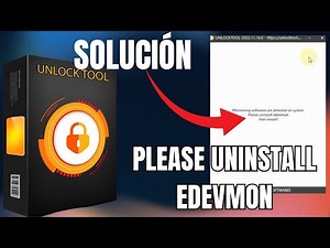 UnlockTool please uninstall edevmon | Mi unlocktool no quiere abrir | Unlocktool EDEVMON SOLUCION