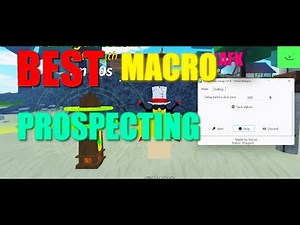 How To AFK In Prospecting Roblox!! (Prospecting Macro)