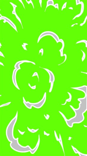 Handy Star Burst - Cartoon Impact Transition #greenscreen #capcut #videoediting