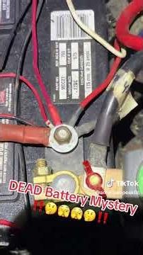 Deep Cycle Battery On Trailer Is DEAD