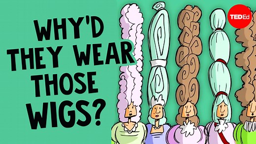 175K views · 3.6K reactions | Why were people so obsessed with wearing powdered wigs? Trace the rise and fall of the bewigged fashion craze: | TED-Ed | Facebook