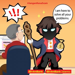 Ever wondered how those loan offers magically appear when you’re most desperate? Promises of unrealistic approval rates, unusual payment methods, no credit checks, and more are all too good to be true! This is what we call a Non-Existent Loan scam. Don’t let desperation cloud your judgement. Watch this video and avoid failing into the trap. For more info on fraud and scams, visit ambank.com.my/scam #AmAlert #JanganKenaScam | AmBank