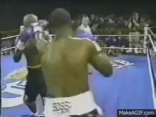 Boxer Knocked Out and Still Punching on Make a GIF