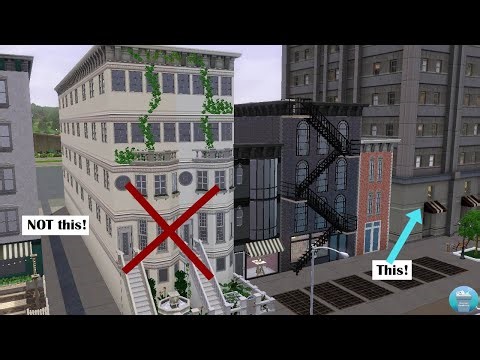 Building an affordable 3 Bedroom apartment in the middle of the city | The Sims 3 Speed Build