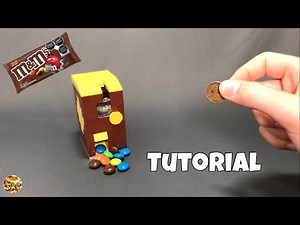 How to build a mini LEGO m&m's Candy Machine + no Technic pieces