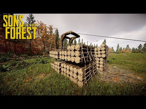 How To Stack Large Log Holders! (Sons Of The Forest)