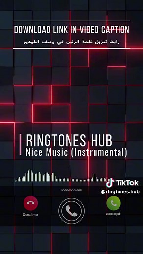 RINGTONE NAME (اسم نغمة الرنين): Ringtones Hub - Nice Music (Instrumental) DOWNLOAD LINK (رابط تنزيل النغمة):⬇️ https://drive.google.com/file/d/1CG6On9dt_sbyVZMo2tLSW0wNNo7R2Qda/view?usp=drive_link LIKE & FOLLOW US For More Top Quality Content Ringtones !!🎶 تابعونا للمزيد من النغمات الجميلة و المحتوى العالي الجودة🎶 #ringtone #zedge #instagood #instamusic #instamood #instalike #instadaily #music #musica #sound #message #iphoneonly #samsung #android #ring #viral #tiktok #trend #workout #youtube 