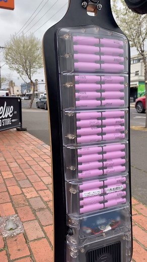 From the see-through battery to the special grip, this @evolveskateboards is rad!! #twelveboardstore #evolveskateboards #electricskateboard | Twelve Board Store