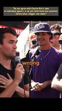 Is History An Excuse? Charlie Kirk Responds To Student On Systemic Hardship #history #debate