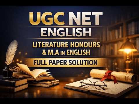 UGC NET English Literature Full Paper Explained for MA & English Honours Students #UGCNET #NET
