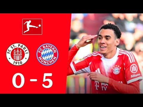 FC St. Pauli vs. FC Bayern Munich [0-5] Goal Highlights | Bundesliga Match Highlights!