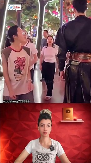 🔥 7 FT Man Turns Heads from Hanfu to Mythical Cosplay! #streetstyle #hanfu #cosplay