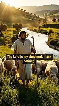 Psalm 23 — The Lord Is My Shepherd | Cinematic Bible Narration (4K) #biblestory #psalm23 #psalm100