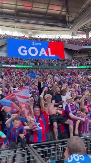 Crystal Palace Fans Go Wild at Wembley After Historic First Ever FA Cup Triumph!