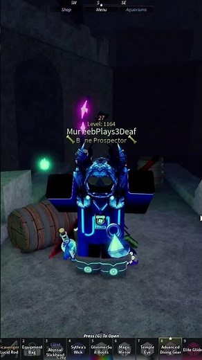 Quest Lucid Enchant Relic in Fisch. Roblox