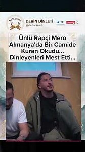 Famous Rapper Mero Recited the Quran in a German Mosque. It Enchanted Listeners... #prayer #Quran