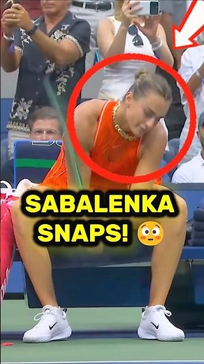 Aryna Sabalenka SMASHES her racket after intense Match vs Elena Rybakina 😳🎾#viralsportworldwide