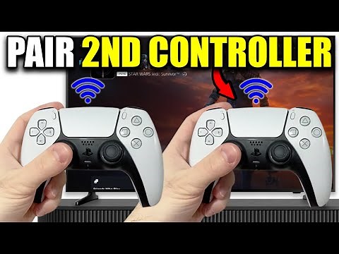 How to Connect a Second PS5 Controller Wirelessly!