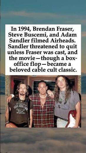 1994: Fraser, Buscemi & Sandler on the Set of 'Airheads'—The Cult Metal Comedy That Almost Lost...