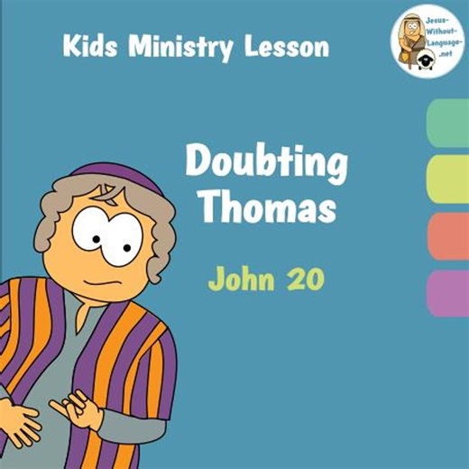 Doubting Thomas Kids Ministry Bundle Including Bible Based Games, Colouring and Crafts. for Pre Schoolers, Children and Teens. - Etsy