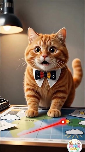 Cat Weather Forecast Gone Wrong! 😂⛅🐱 (Cute & Funny Animation Short)