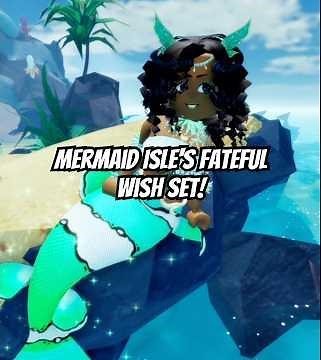 A quick look at all of the tails in Mermaid Isle's new Fateful Wish set! 🧜‍♀️✨#roblox #mermaidisle