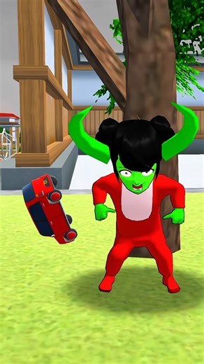 Little kid toy on the tree 🌴🚗 #sakuraschoolsimulator #game #viral #sakuraschoolsimulatordrama