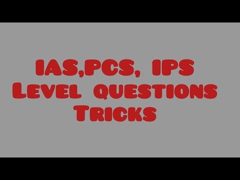 Mathematics question || Tricks IAS,PCS, IPS, level