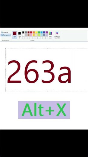 Windows MS Paint Emoji Shortcut 🔥 #Windows || ‪@hasanitofficial‬