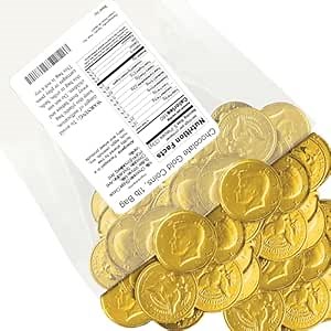 Chocolate Gold Coins, 1lb Bag