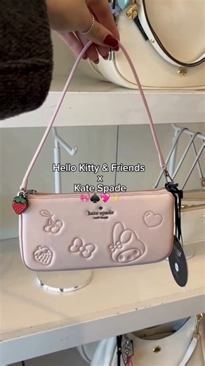 The cutest collaboration just dropped 🎀 Hello Kitty & Friends x Kate Spade handbags and accessories 💖 #katespade #allenpremiumoutlets | Allen Premium Outlets
