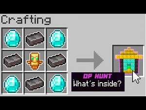 Minecraft But I Can Craft New OP STRUCTURES...