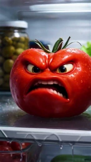 angry tomato😡 #ytshorts #yt #fyp #brainrot #kids #adult #family #usa #english #ai