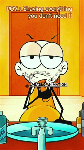 Shaving Everything You Don't Need: A Fun Animation