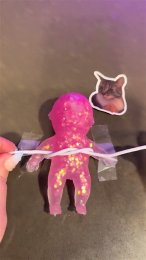 Baby squishy toy #squish #squishy #tabasquishy #squishytoy #glitter