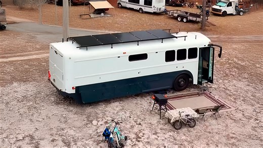 Our tiny home: Bus life for 6