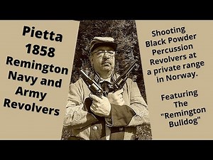 Pietta 1858 Remington Army and Navy revolvers