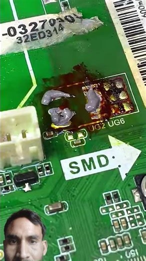How to Replace a Faulty SMD Voltage Regulator (Step-by-Step) #short